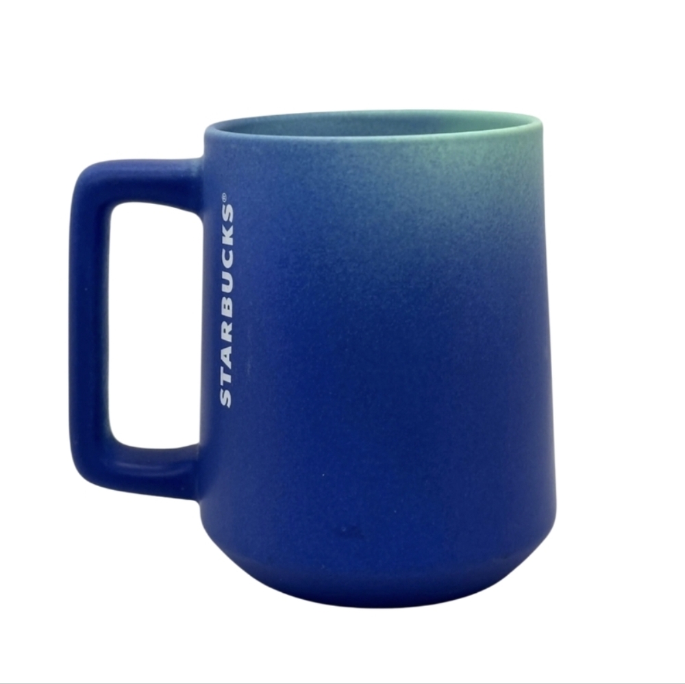 Starbucks Ombre Green and Blue 14oz Mug